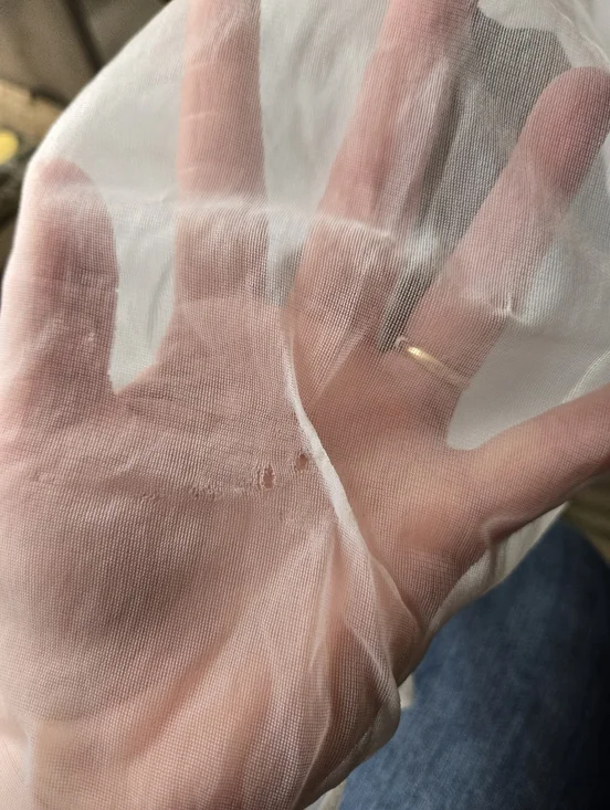 Vintage 60's Radcliffe Romantic Ivory Beaded Lace-Sleeve Peignoir Robe Small - Picture 11 of 12